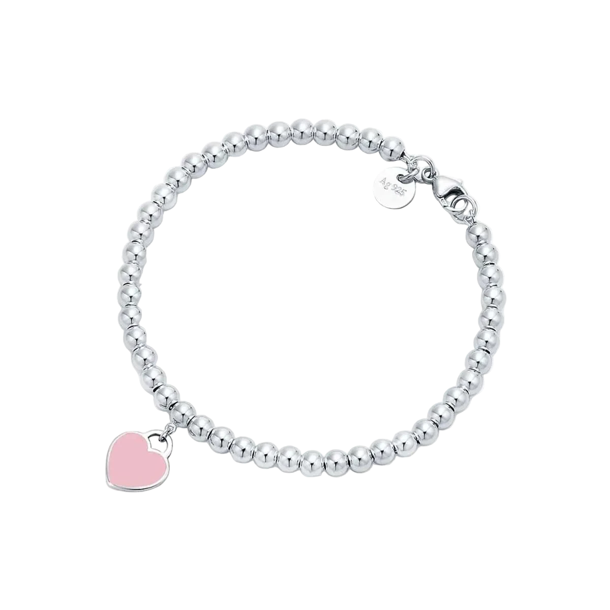 Pulseira de Contas com coração