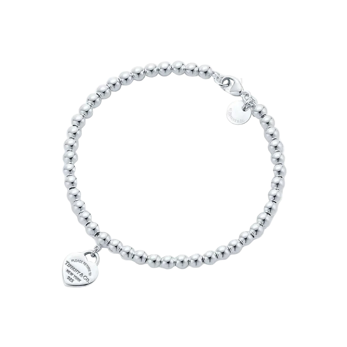 Pulseira de Contas com coração